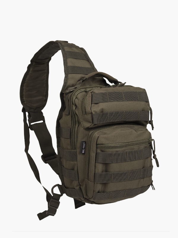 Рюкзак однолямковий MIL-TEC ASSAULT OLIVE SMALL 10 L